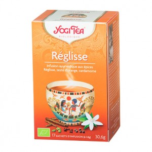 Yogi Tea Réglisse - 17 Sachets Infusion La réglisse d’Egypte 4012824402584