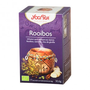Yogi Tea Rooïbos - 17 Sachets Infusion Un goût qui vient d'Afrique 4012824402591