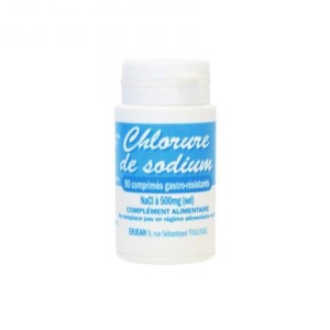 Chlorure de Sodium 90 Comprimés Gastro-Résistants NaCl