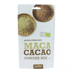 Purasana Super Food Mix - Maca Cacao Powder Mix BIO - 200g Riche en Vitamine C, fer et cuivre 5400706614214
