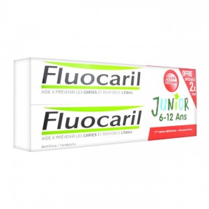 Fluocaril Dentifrice Junior 6-12 Ans Fruits Rouges - DUO 8001090346902