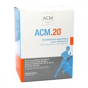 ACM 20 Contrôle du Muscle Boite de 10 sachets Favoriser le travail du muscle et la récupération