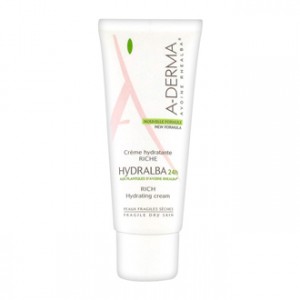 Aderma Hydralba 24h - Crème Hydratante Riche 40 ml Hydrate et rééquilibre Pour peaux fragiles sèches Sans paraben