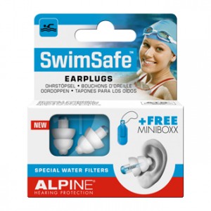 Alpine Hearing Protection SwimSafe - Bouchons d'Oreille Nage & sports aquatiques