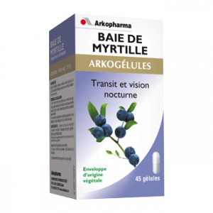 Arkopharma Arkogélules - Baie de Myrtille 45 Gélules Transit et vision nocturne