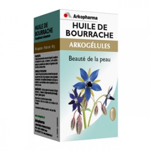 Arkopharma Arkogélules - Huile de Bourrache 180 Gélules Soin de la peau Jeunesse et éclat de la peau