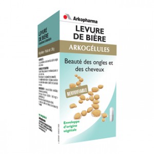 Arkopharma Arkogélules - Levure de Bière 150 Gélules Beauté des ongles et des cheveux Revivifiable