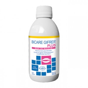 Gifrer Bicare Plus - Bain de Bouche 250 ml Action blanchissante des dents Sans alcool