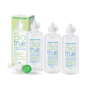 Biotrue - Solution Multifonctions pour Lentilles - Pack de 3