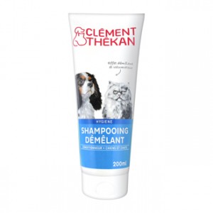 clément thékan shampooing demelant 200 ml chiens et chats effet démêlant et volumateur