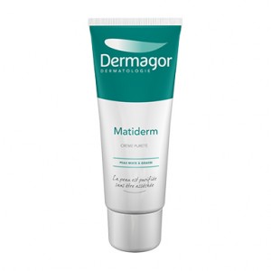 Dermagor Matiderm - Crème Pureté - 40 ml Soin matifiant et séborégulateur pour peaux mixtes ou grasses