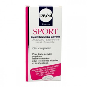 Dexsil Sport Gel Corporel 50 ml Pour toute activité physique Baume chauffant pour le soin des muscles et des tendons Sans paraben