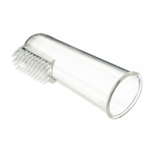 Difrax Brosse à Dents de Doigt pour Bébé Transparent Extra Soft A partir de 5 mois Sans BPA