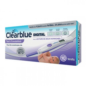 Clearblue Test d'Ovulation Clearblue Digital 10 Tests