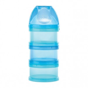 Dodie Boîte Doseuse Bleue - 3 Compartiments Séparable Empilables Vissables 0% BPA