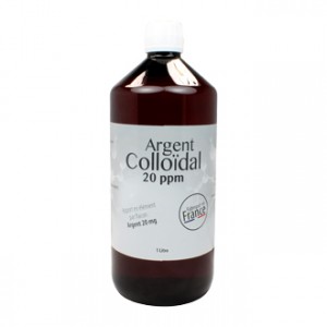 Dr Theiss Argent Colloïdal 20ppm 1 Litre 100% naturel Sans conservateur Ni adjuvants