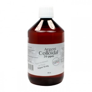 Dr Theiss Argent Colloïdal 20ppm 500 ml 100% naturel Sans conservateur Ni adjuvants