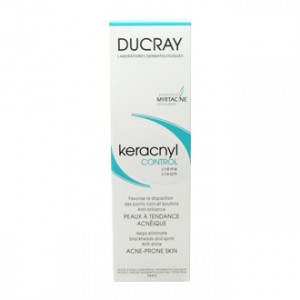 Ducray Keracnyl Control Crème 30 ml Favorise la disparition des points noirs et des boutons Anti-brillance Peaux à tendance acnéique