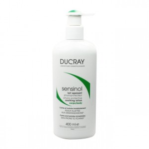 Ducray Sensinol - Lait Apaisant Physioprotecteur Corps 400 ml Calme et hydrate immédiatement Peau sujettes aux démangeaisons