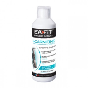 EA Fit L-Carnitine Drink 500 ml 16 séances de sport L-Carnitine concentré 1500mg/jour