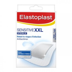 Elastoplast Sensitive XXL 5 Pansements Réduit le risque d'infection Antibactérien