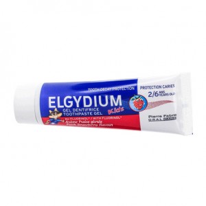 Elgydium Dentifrice Protection Caries Kids Arôme Fraise Givrée 2/6 ans - 50 ml hygiène dentaire de 2 à 6 ans