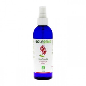 éolésens eau florale géranium rosat 200 ml bio soin pour le visage peaux à problèmes hyperpara