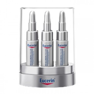 Eucerin Hyaluron-Filler - Soin Précision Concentré 6 Ampoules Formule anti-rides concentrée adaptée à tous les types de peaux Sans comédogène Excellente base de maquillage