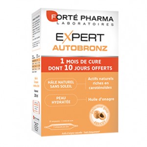 Expert Autobronz Cure d'un mois (30 ampoules dont 10 offertes)