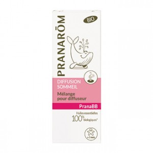 Pranarôm PranaBB - Diffusion Sommeil BIO 10 ml Bébé ne veut pas dormir… Il est perturbé. Mélange pour diffuseur Dès 3 mois