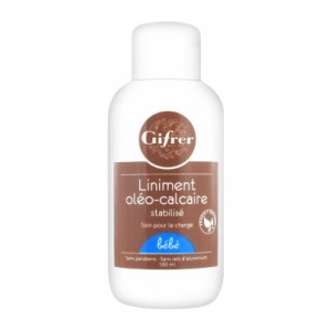 GIFRER - Liniment Oléo-Calcaire 100 ml - Soin pour le change de bébé - Hyperpara