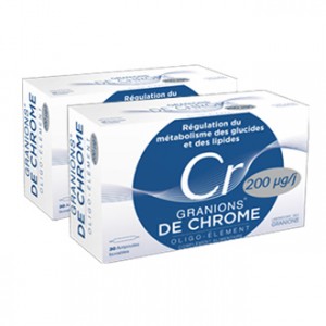 Granions de Chrome 200 µg DUO (30+30 Ampoules)