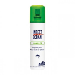 insect ecran familles répulsif peau pour toute la famille 100 ml puces, moustiques, tiques, dès 24 mois et pour la femme enceinte