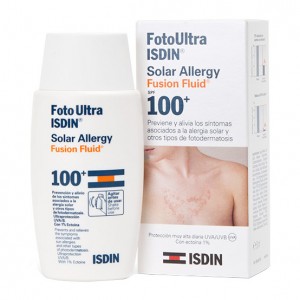 ISDIN FotoUltra - Solar Allergy Fusion Fluid SPF100+  -  50 ml Prévention et atténuation des symptômes associés à l'allergie solaire et à d'autres photodermatoses