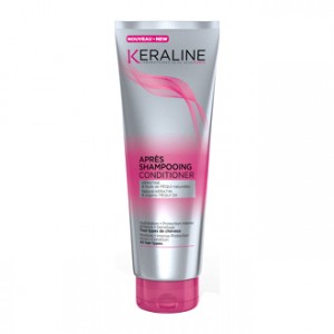 Keraline Après Shampooing 250 ml Hydratation, protection intense Brillance et démêlage Tous types de cheveux