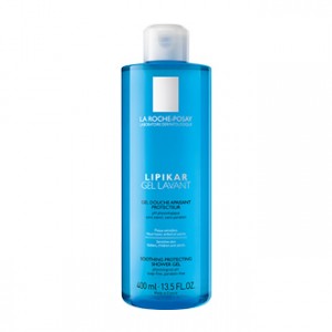 la roche posay lipikar gel lavant 400 ml, gel douche apaisant protecteur, sans savon sans paraben peaux sensibles nourrisson enfant adulte