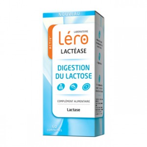 léro activ lactéase digestion du lactose 60 comprimés complément alimentaire améliore la digestion du lactose, aide à digérer les produits laitiers hyperpara