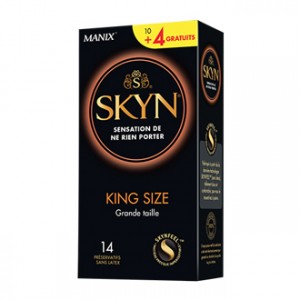 Manix Skin King Size 14 Préservatifs 10 + 4 GRATUITS Préservatif Grande Taille 3532281638568