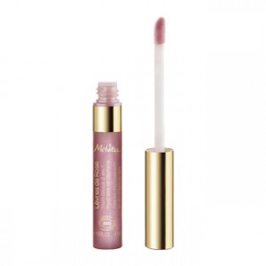 Melvita Lèvres de Rose - Gloss 2 en 1 - 4 ml Soin lèvres BIO Hydrate et illumine vos lèvres A l'extraits de Rose Sauvage