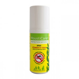 mousticare spray vêtements et tissus 75 ml jusqu'à 6 semaines sans moustiques, guêpes, mouches, efficace contre moustique tigre