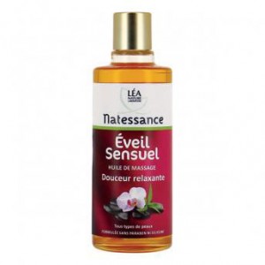 Léa Nature Natessance - Eveil Sensuel Huile de Massage 100 ml Douceur relaxante Tous types de peaux Sans paraben et sans silicone