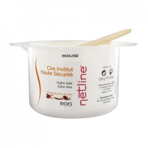 Netline Netline - Cire Institut Haute Sécurité - 250gr A l'huile de graines de coton Avec 1 spatule en bois