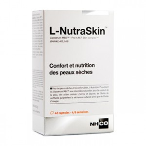 NHCO Nutrition L-NutraSkin 42 Capsules Confort et nutrition des peaux sèches