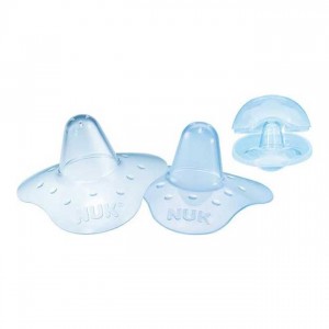 Nuk 2 Bouts de Sein en Silicone Taille M Silicone extra doux pour une bonne protection des mamelons sensibles 4008600230922