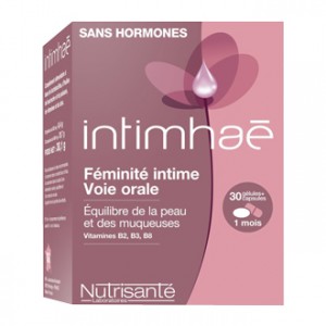 Nutrisanté Intimhaé 1 Mois Féminité intime Voie orale Equilibre de la peau et des muqueuses Sans hormones