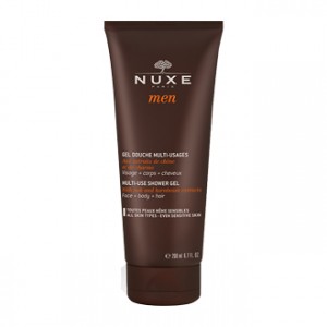 Nuxe Men Gel Douche Multi-Usages 200 ml pour homme hygiène visage, corps et cheveux Hyperpara