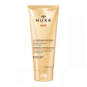 Nuxe Sun Lait Fraîcheur Après-Soleil Visage et Corps 200 ml votre soin solaire qui prolonger votre bronzage Hyperpara