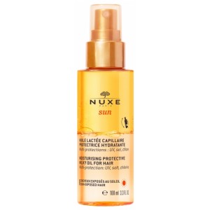 Nuxe Sun - Huile Lactée Capillaire - Brume Protectrice Hydratante FLACON-POMPE 100 ML