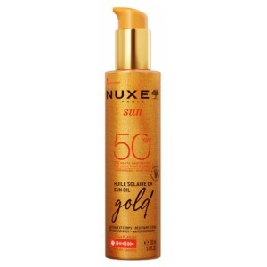 Nuxe Sun - Huile Solaire Or Haute Protection SPF50 FLACON-POMPE 150 ML