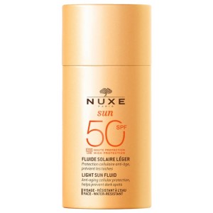 Nuxe Sun - Fluide Léger Visage Haute Protection SPF50 FLACON SHAKA 50 ML